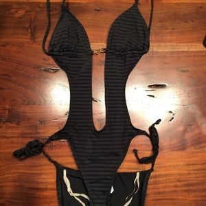 Rampage Sexy Monokini One Piece Swimsuit - small